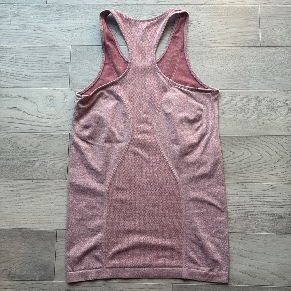 Zyia Active Poppy Charged Racerback Pink Tank Top Medium - Picture 5 of 8